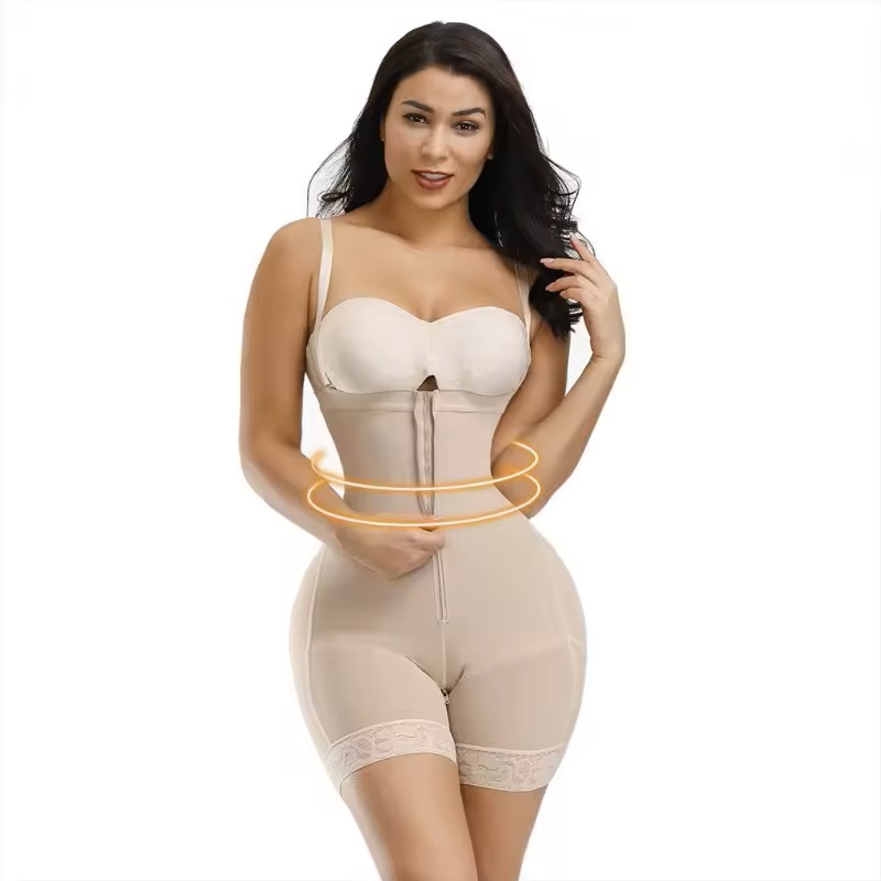 Fajas Colombianas Detachable Straps Full Body Shaper Tummy Slimming - Image 5