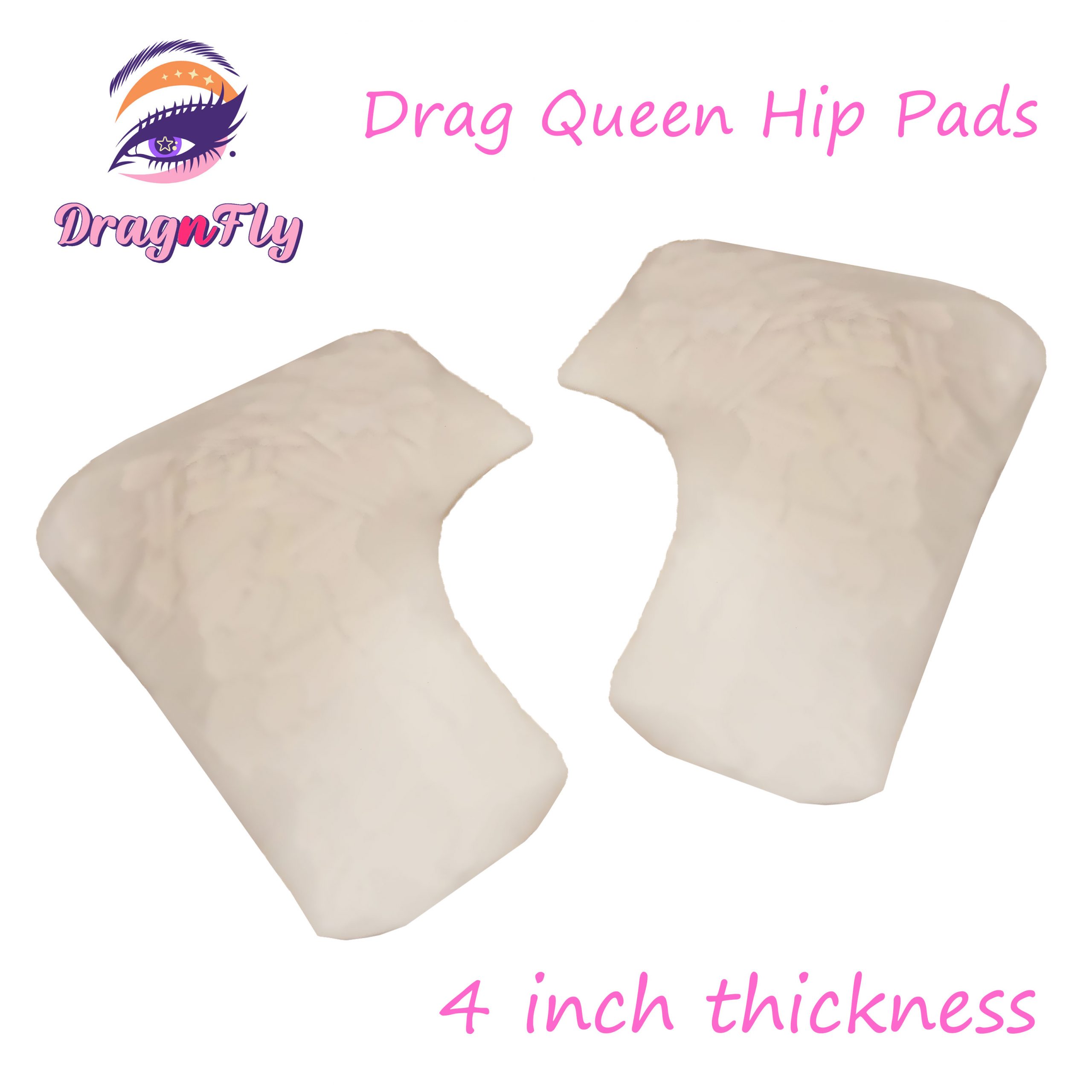 4 Inch Foam Drag Queen Hip Pads